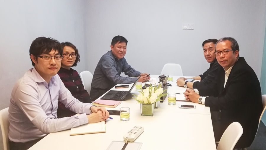 allnex中國生產基地相關負責人來訪翁開爾