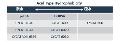 CYCAT 催化劑疏水性
